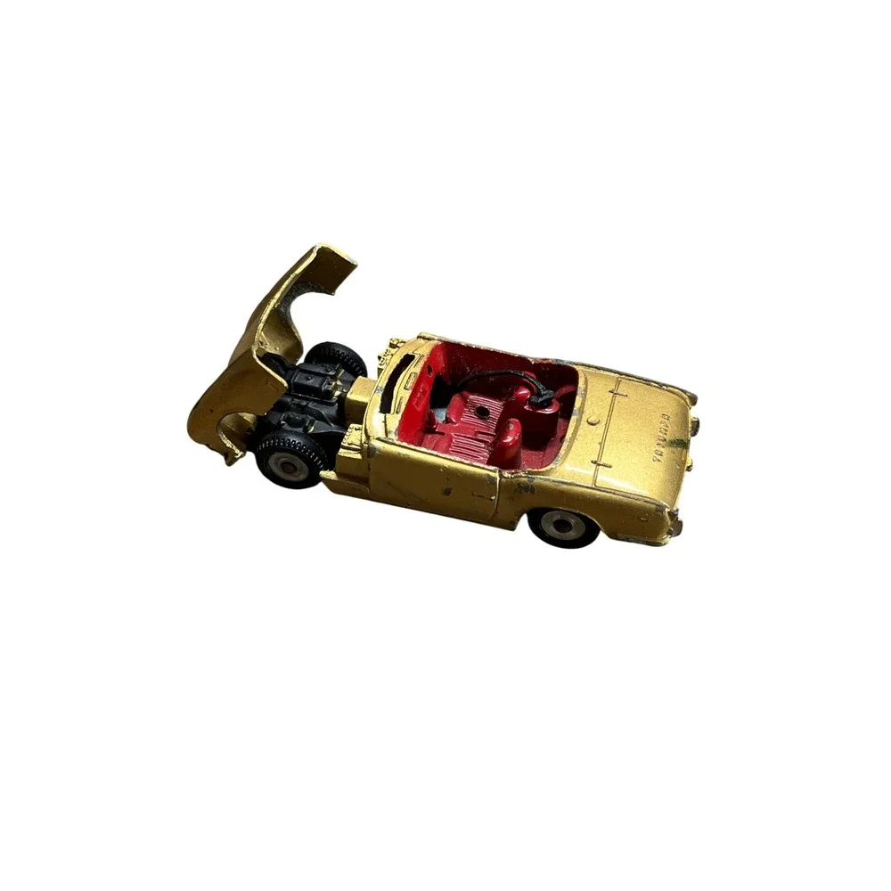 Vintage Dinky Toys 114 Triumph Spitfire Gold Diecast Car Meccano Ltd England